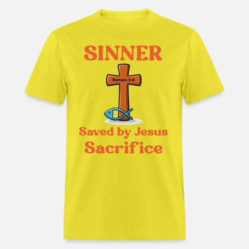 Sinner, Saved by Jesus Sacrifice, Romans 5:8