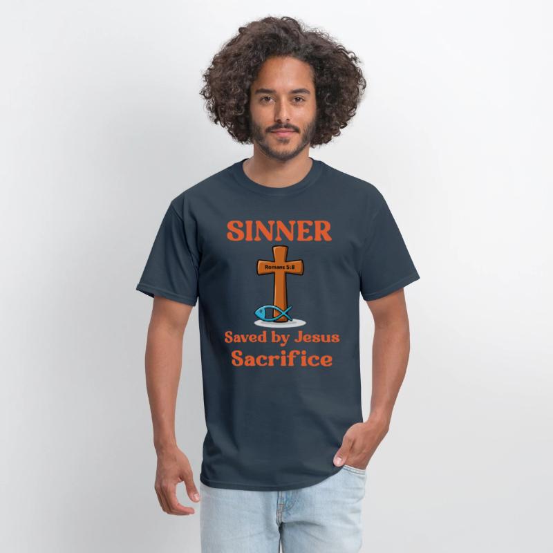Sinner, Saved by Jesus Sacrifice, Romans 5:8