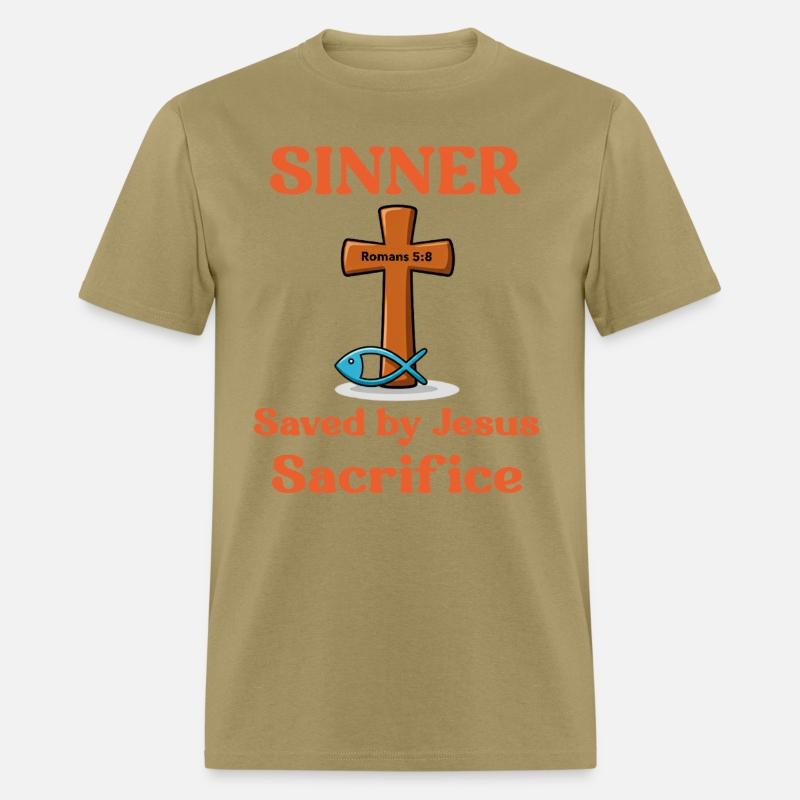 Sinner, Saved by Jesus Sacrifice, Romans 5:8