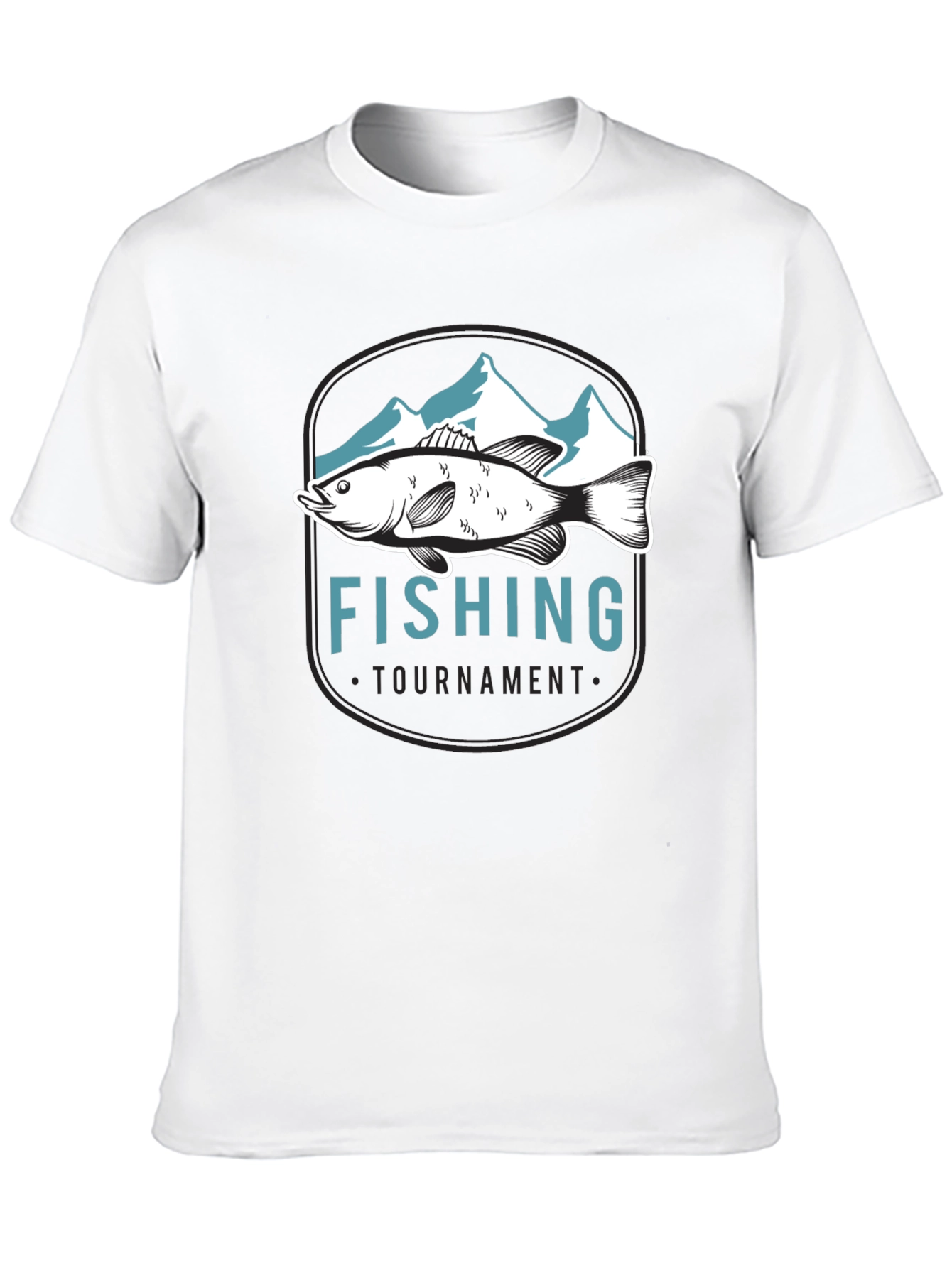 Fishing Tournament Graphic Tee - Black