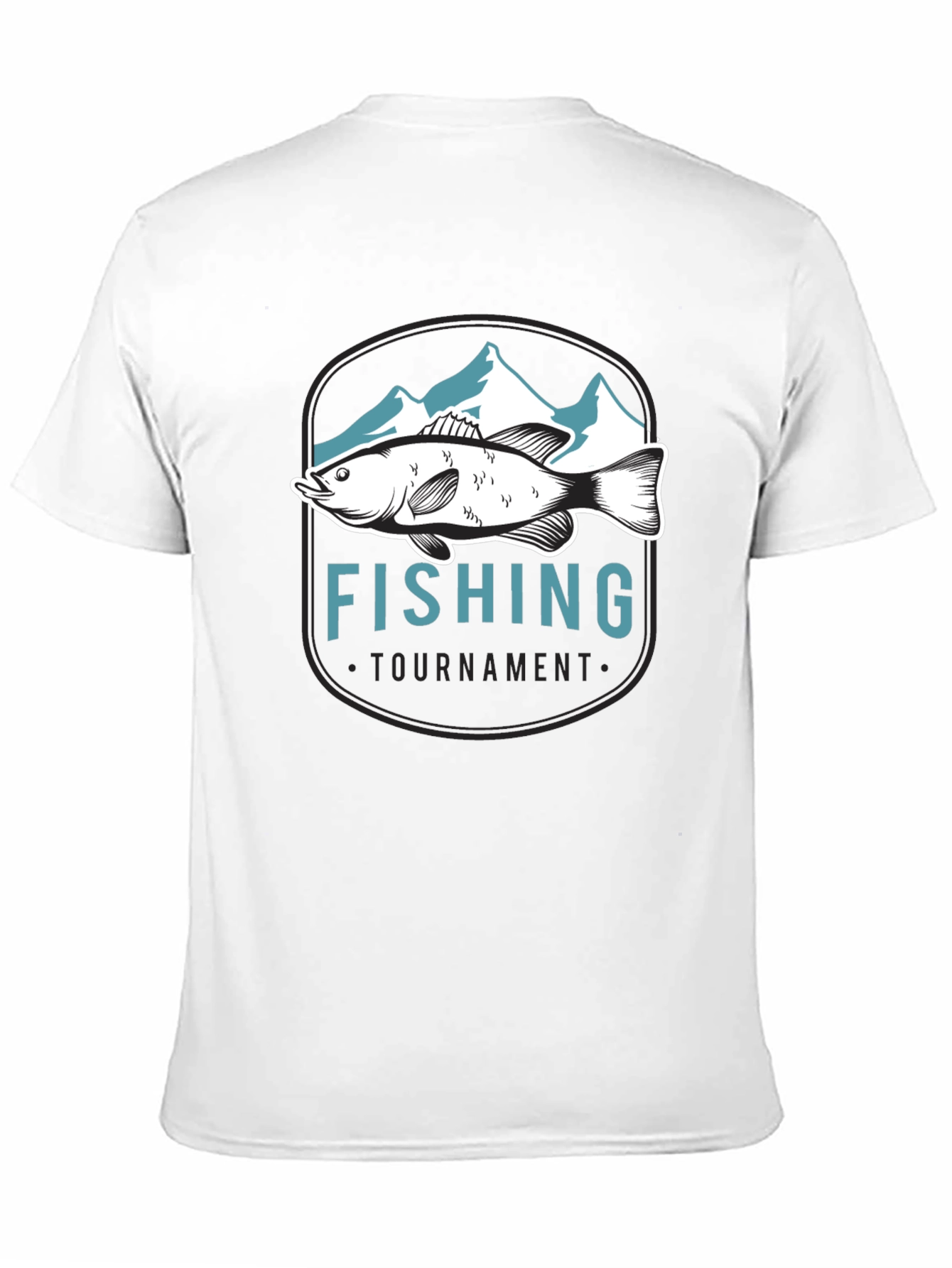 Fishing Tournament Graphic Tee - Black