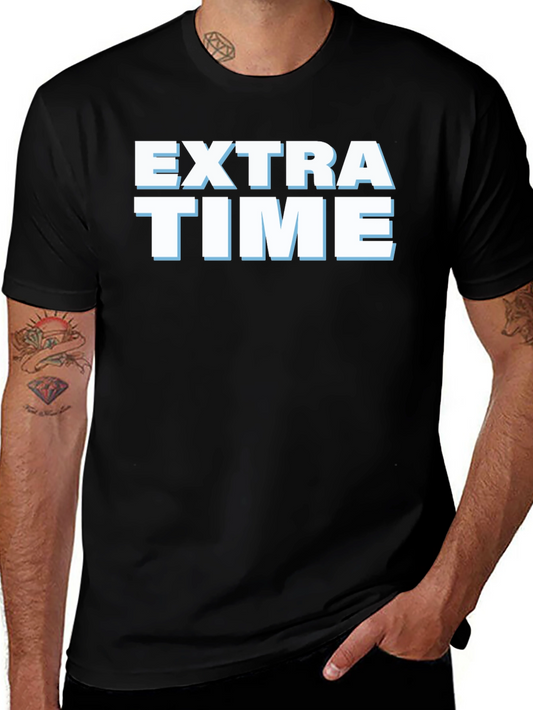 Extra Time Graphic Tee - Cool Casual Style