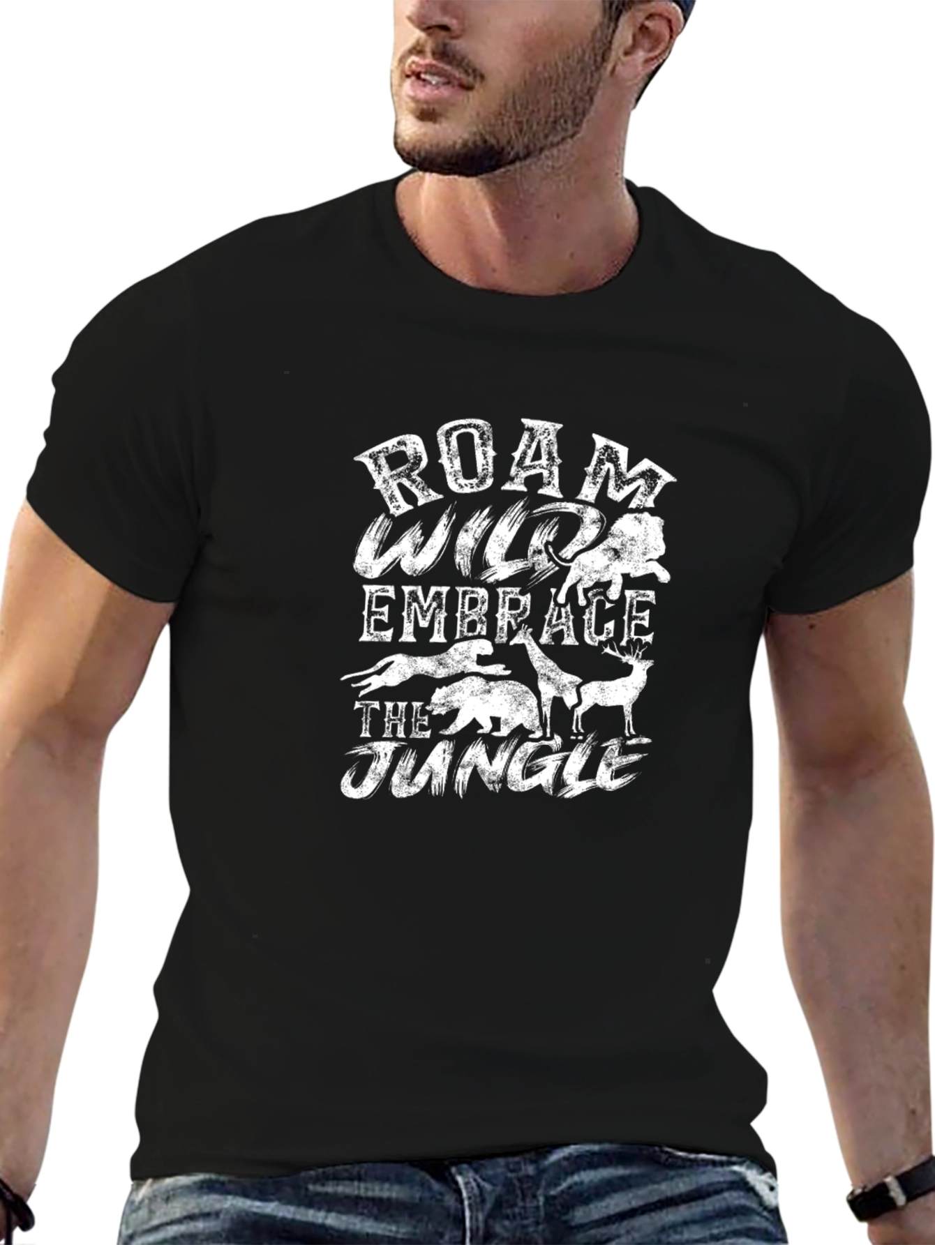 Roam Wild Jungle Graphic T-Shirt