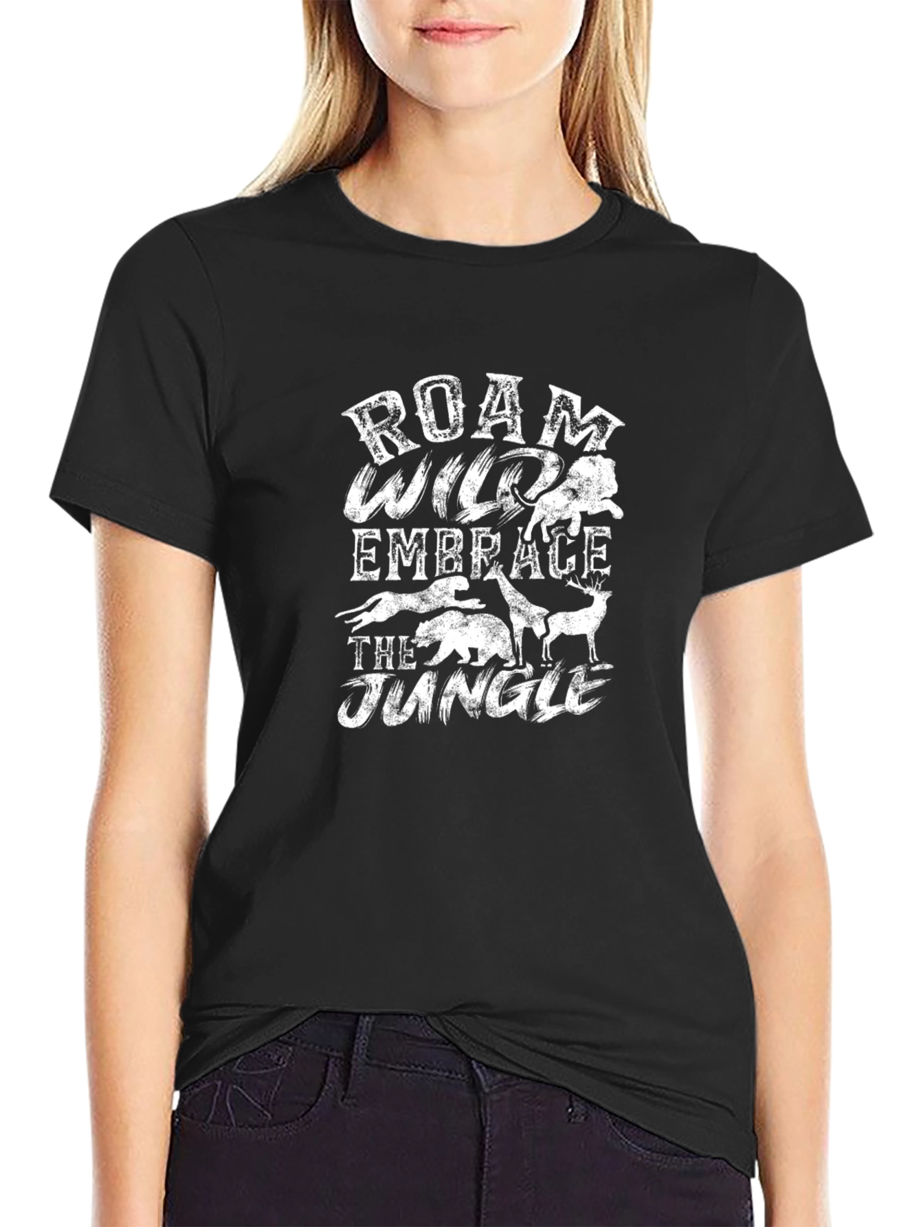 Roam Wild Jungle Graphic T-Shirt