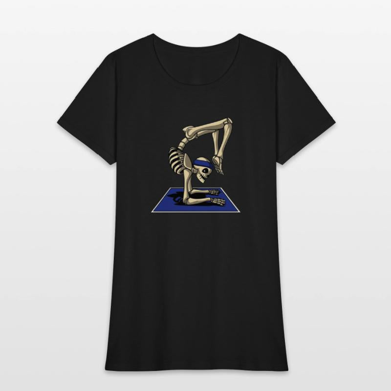 Skeleton Yoga Exercise Pose