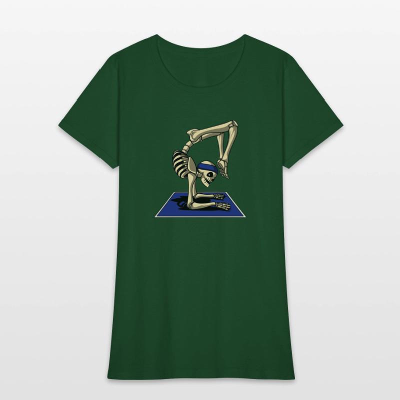 Skeleton Yoga Exercise Pose