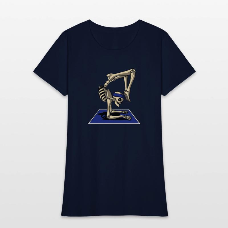 Skeleton Yoga Exercise Pose