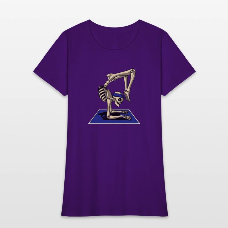 Skeleton Yoga Exercise Pose