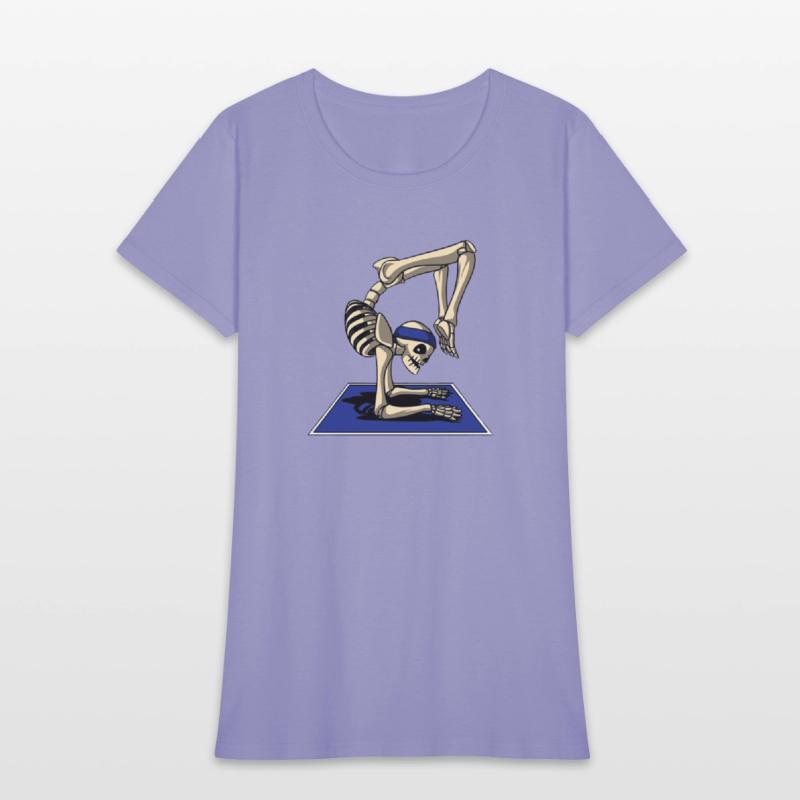 Skeleton Yoga Exercise Pose