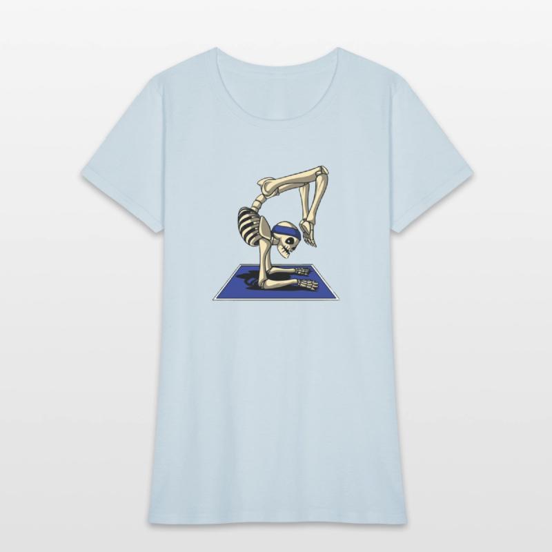 Skeleton Yoga Exercise Pose