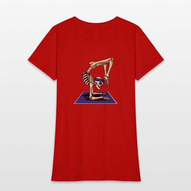 Skeleton Yoga Exercise Pose