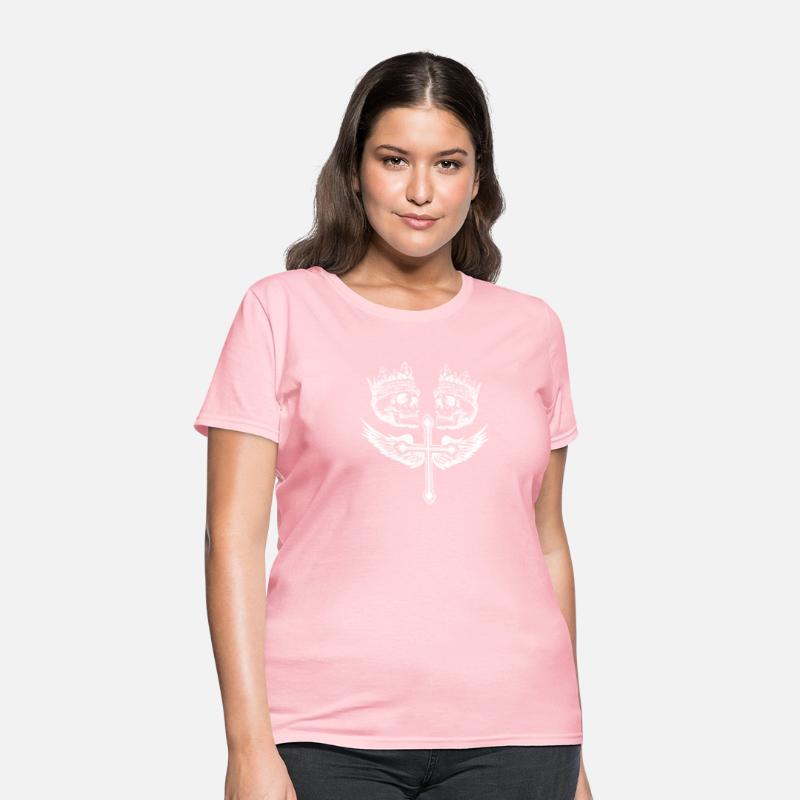 Skull Cross wings Graphic Tee