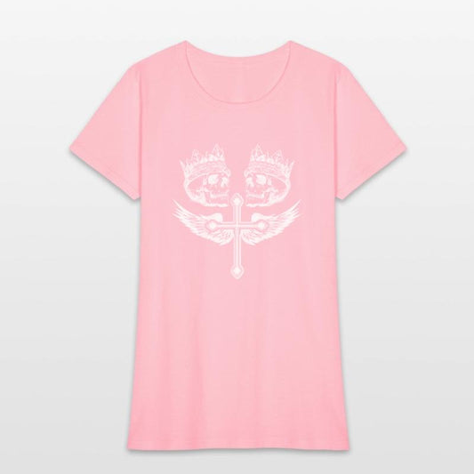 Skull Cross wings Graphic Tee