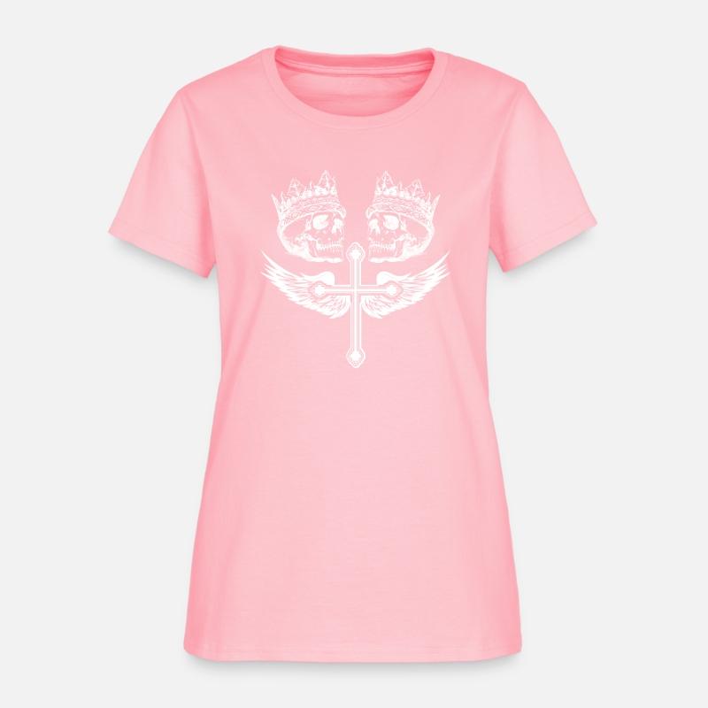 Skull Cross wings Graphic Tee