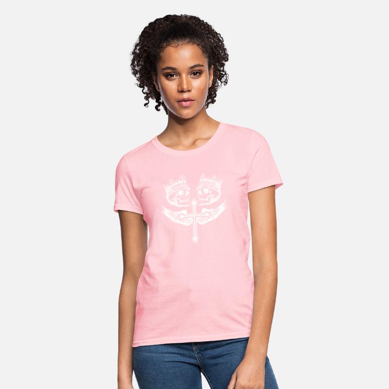 Skull Cross wings Graphic Tee