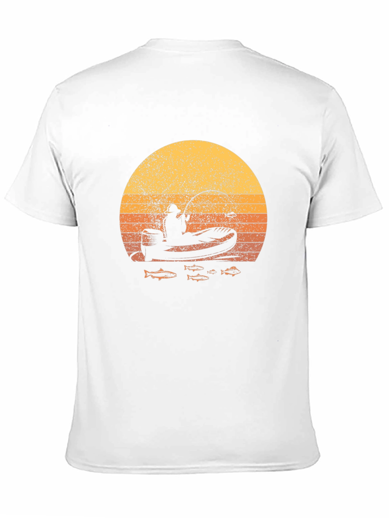 Fishing Sunset Graphic Tee - Angler Design