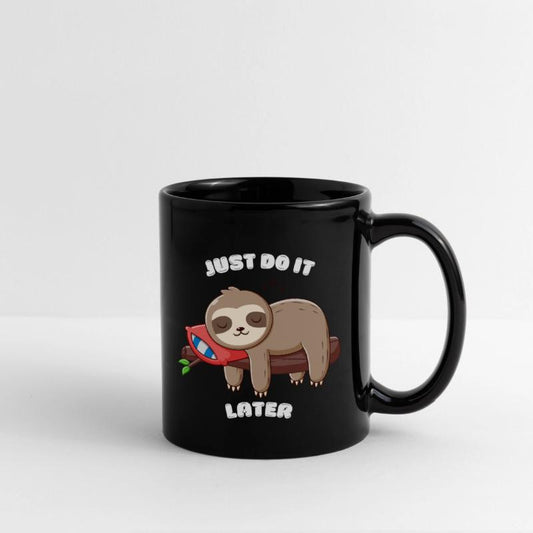 Sleepy Sloth with Motivational Text