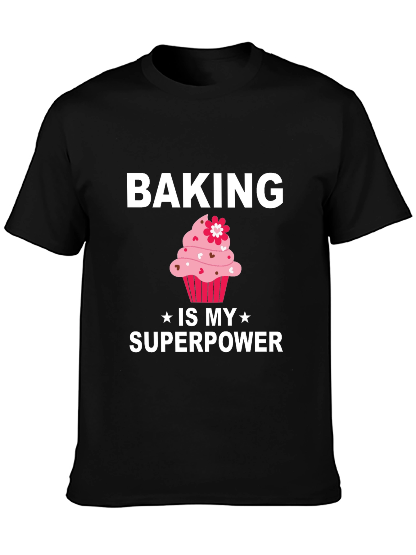Baking is My Superpower T-Shirt Cupcake Tee