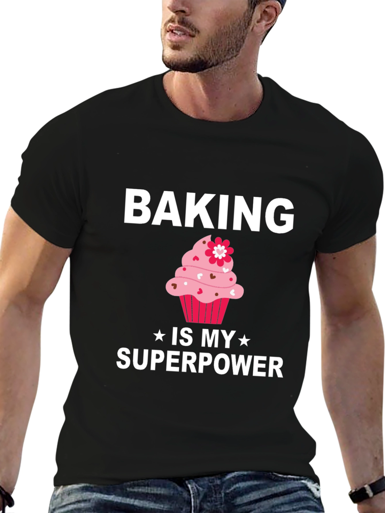 Baking is My Superpower T-Shirt Cupcake Tee