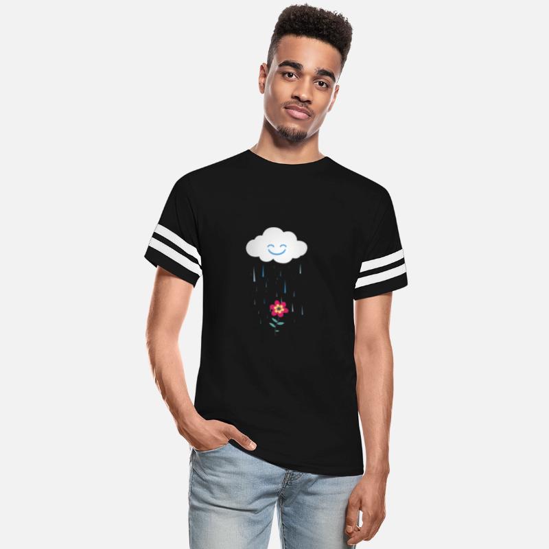 Smiling Cloud Watering Flower