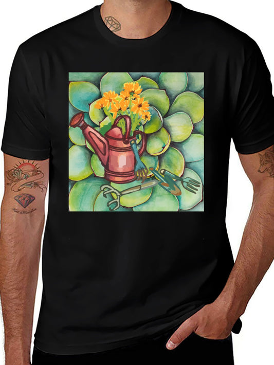 Gardening Theme Graphic Tee - Stylish & Comfortable