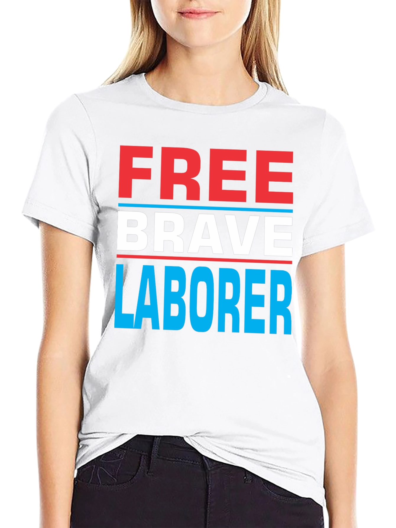 Free Brave Laborer Graphic Tee