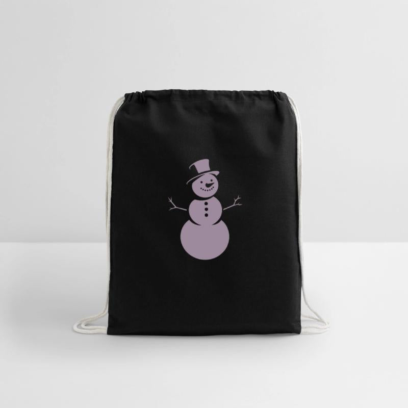 Snowman Silhouette Design