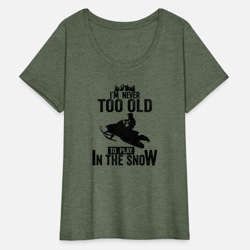 Snowmobile Ride T-Shirt Snowmobiling Riding Snow