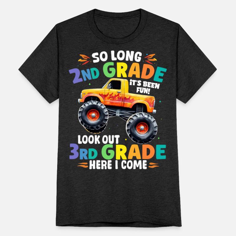 So Long 2nd Grade Graduation Monster Truck
