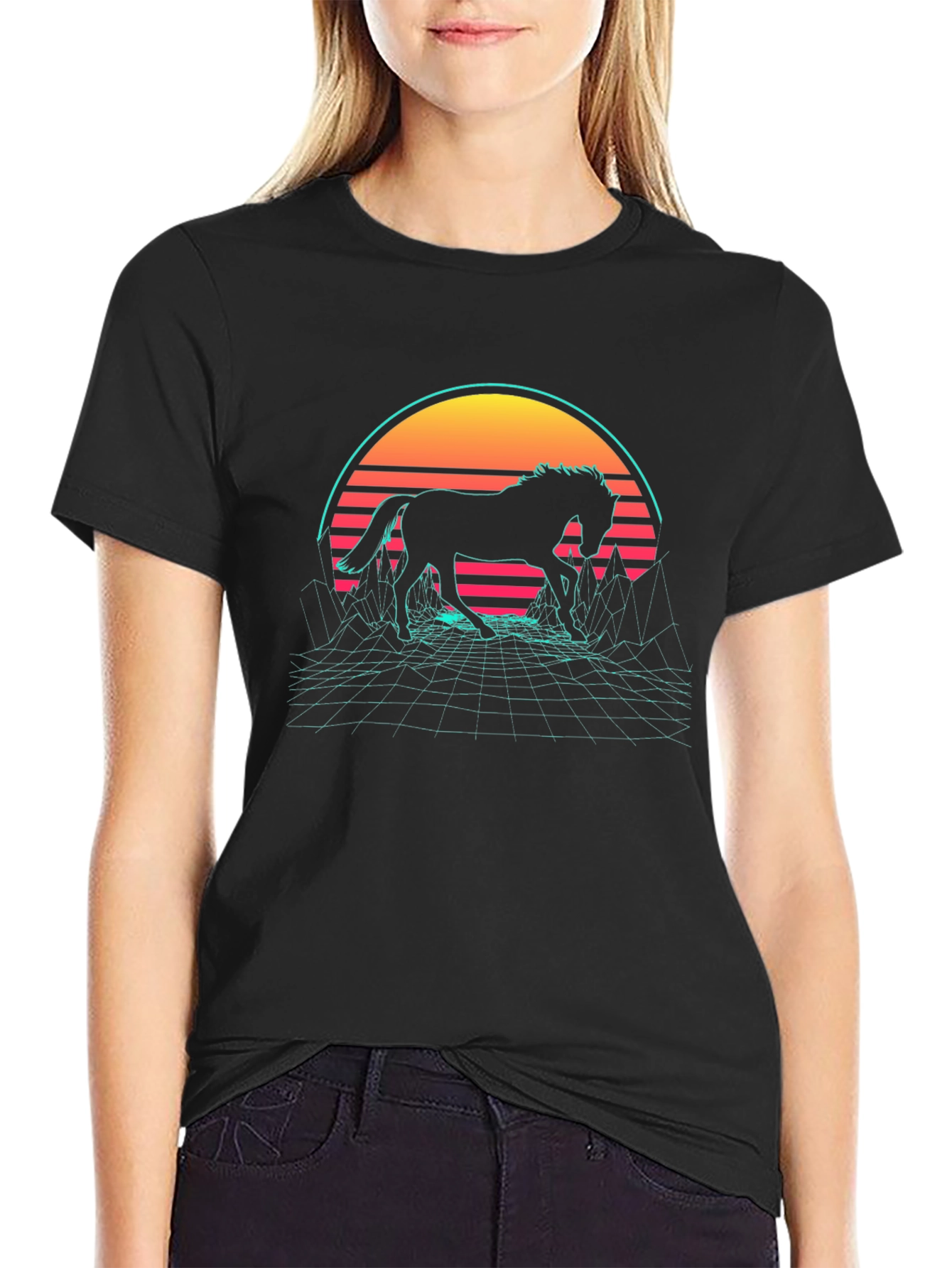 Retro Horse Graphic T-Shirt