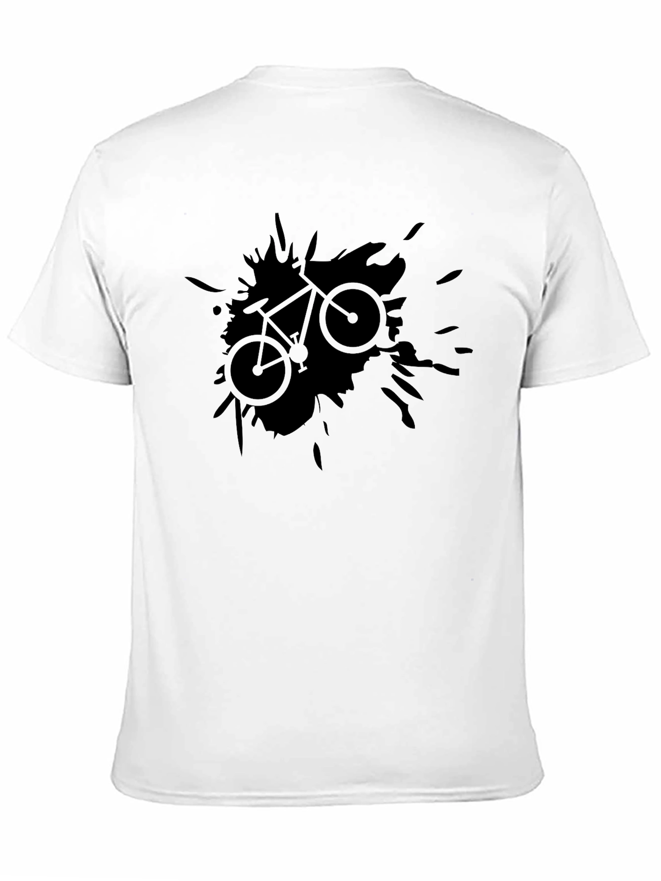 Bike Splatter Graphic T-Shirt