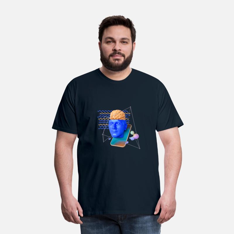 Social Media Network Abstract Human Brain Head