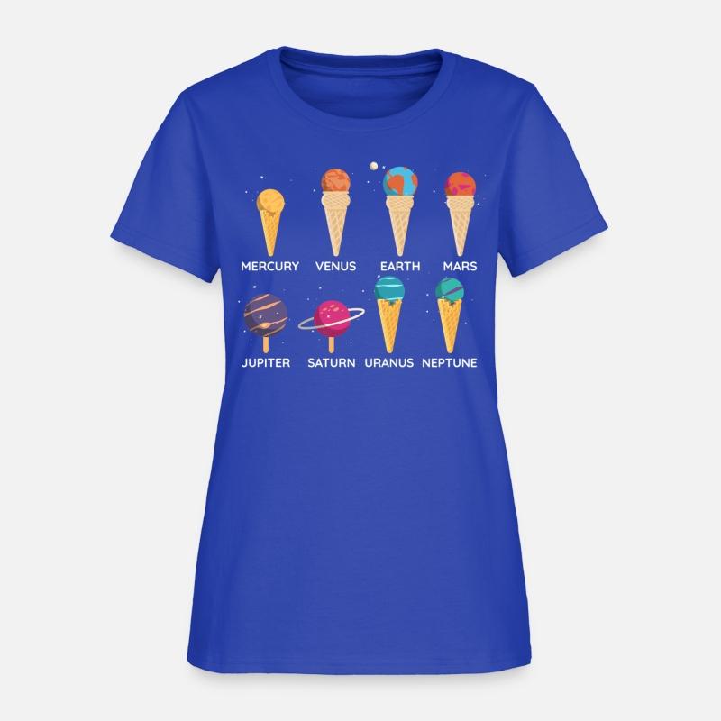 Solar System Planet Ice Cream Stem Space