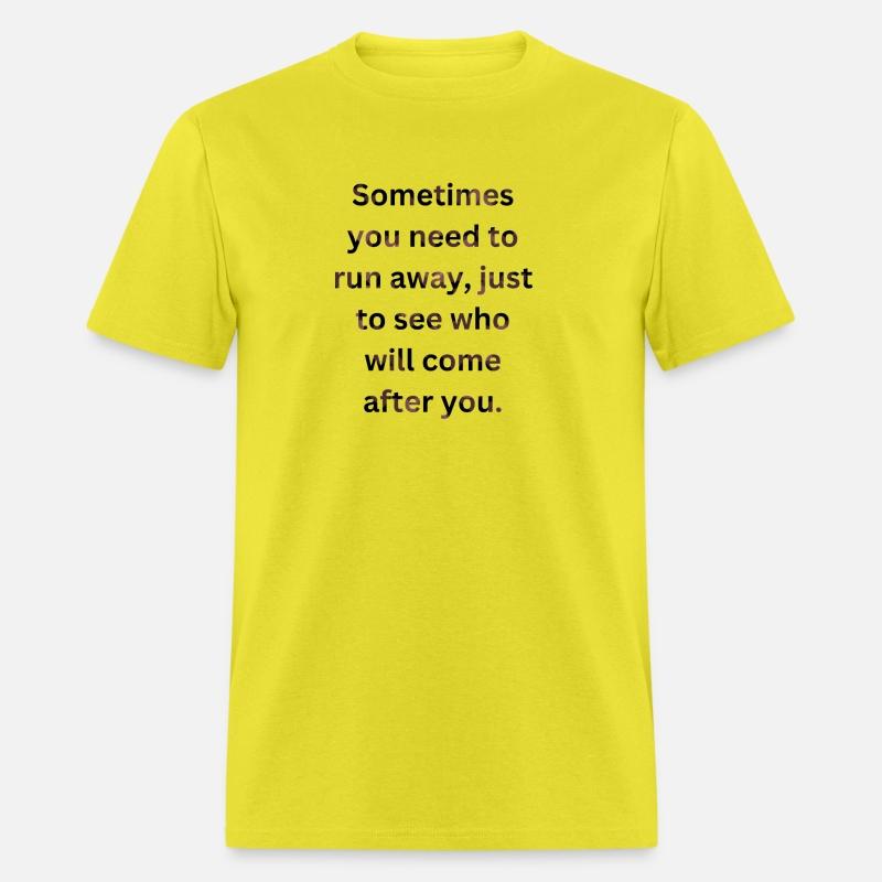 Sometimes you need to run away