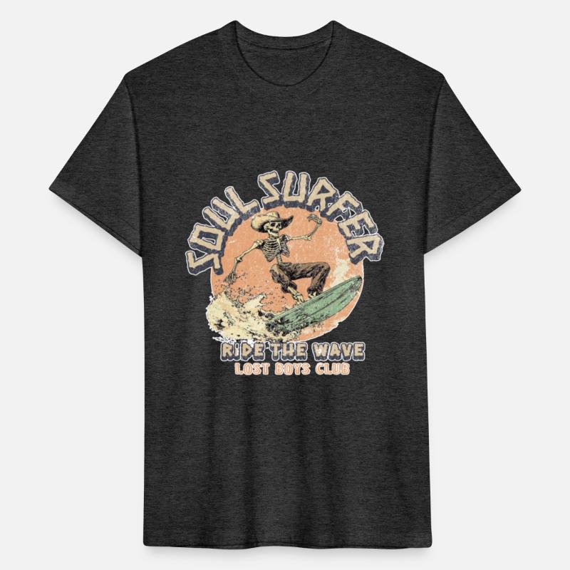 Soul Surfer Ride the Wave funny Skeleton Surfer