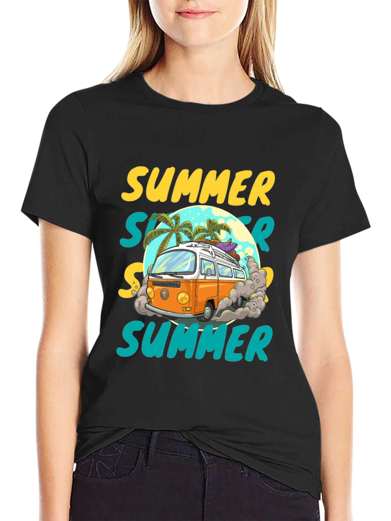 Summer Van T-Shirt - Beach Vibes