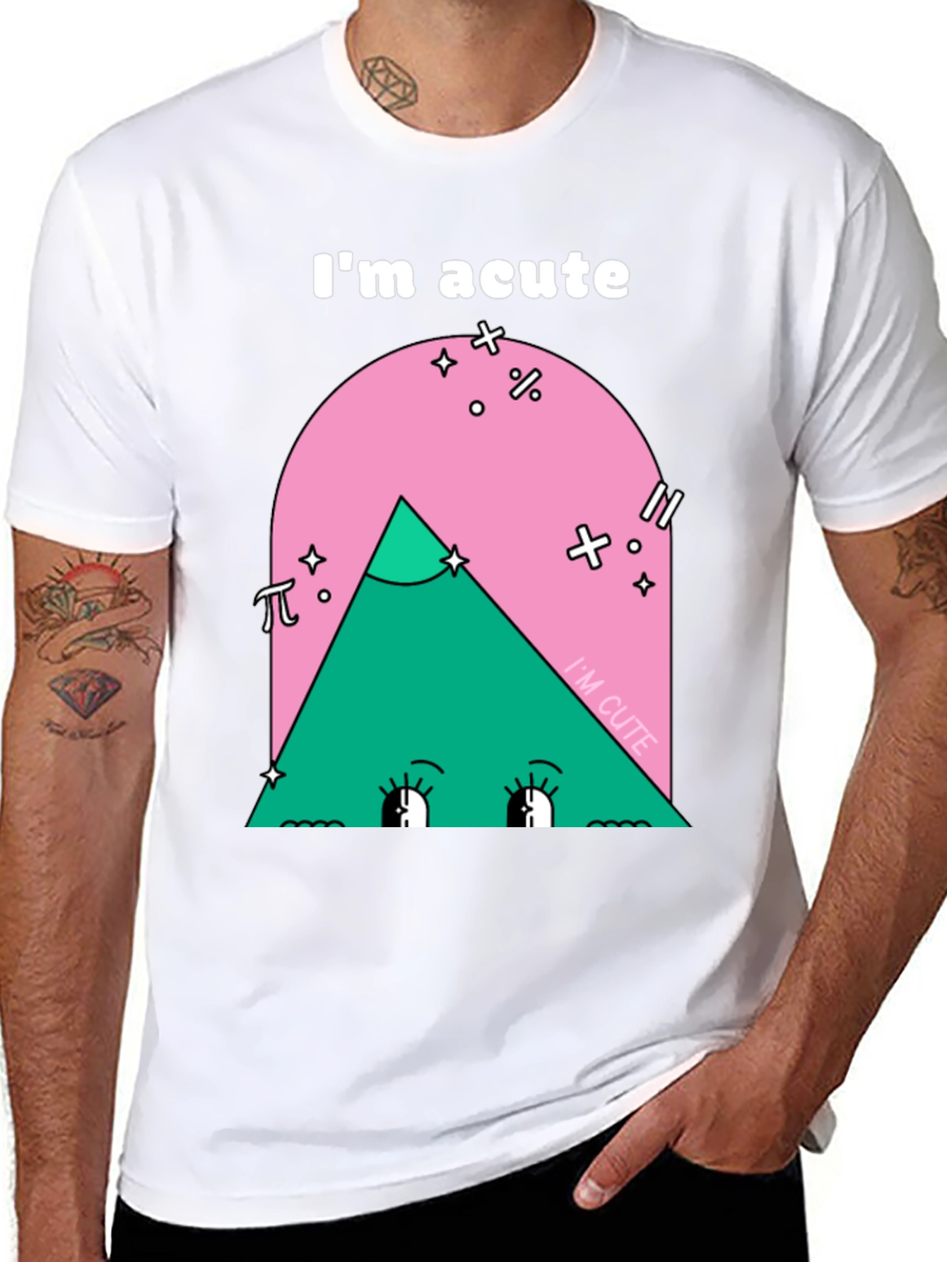 Funny Math Pun T-Shirt - Im Acute