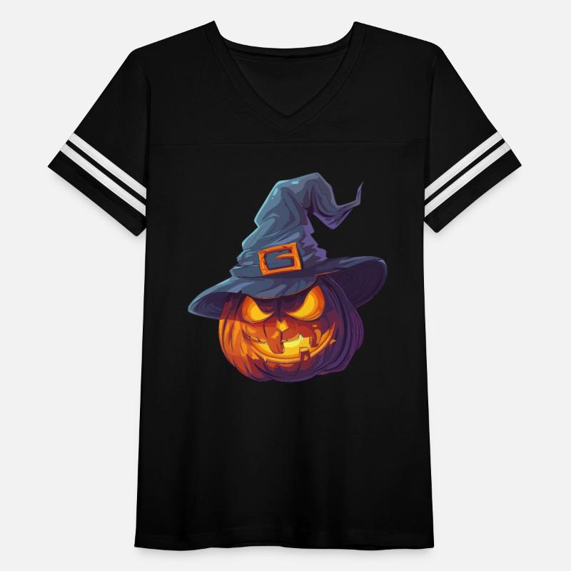 Spooky Jack-o'-Lantern Adorned with a Witch's Hat