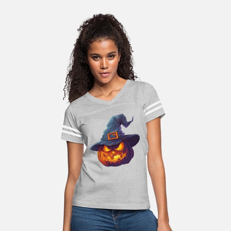 Spooky Jack-o'-Lantern Adorned with a Witch's Hat