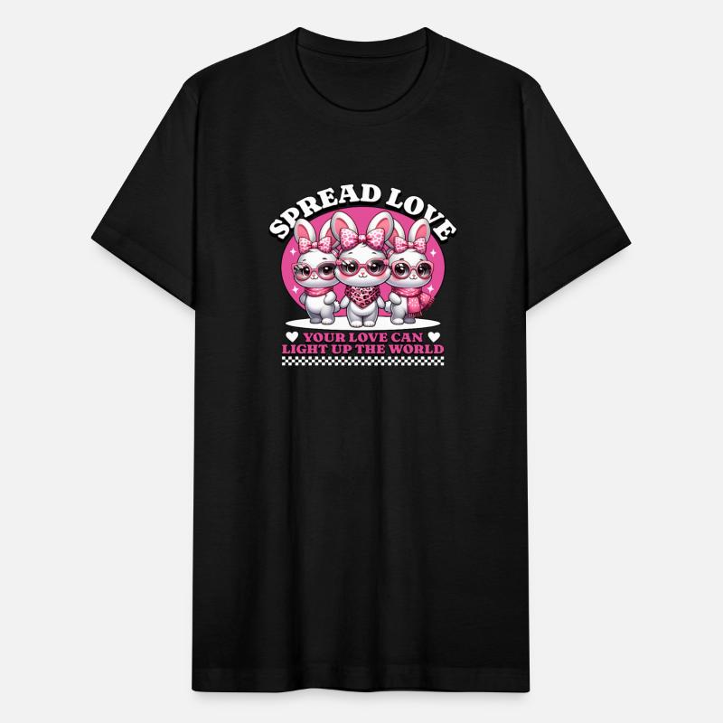 Spread Love Funny Bunny Design