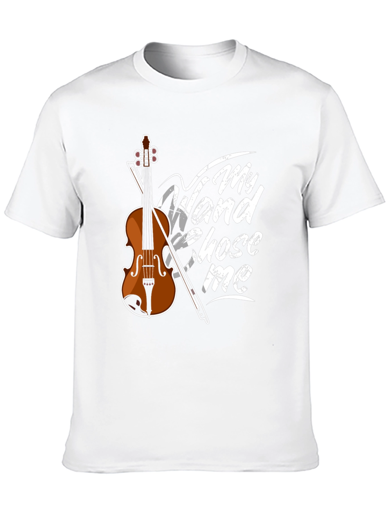 My Wand Chose Me Violin Graphic T-Shirt