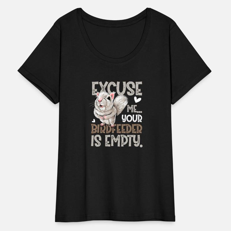 Squirrel Excuse Me Your Birdfeeder Is Empty