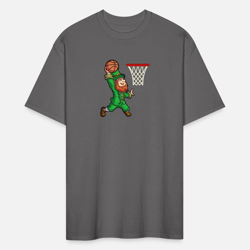 St PatricDay Basketball Dunk Leprechaun