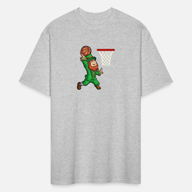 St PatricDay Basketball Dunk Leprechaun