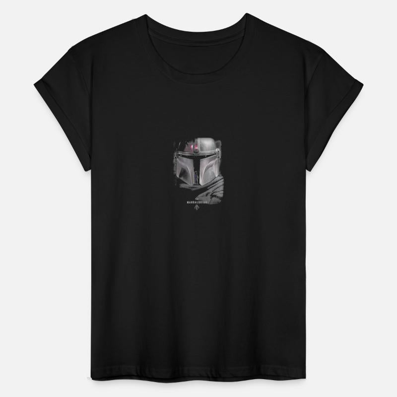 Star Wars The Mandalorian Dark Portrait T Shirt