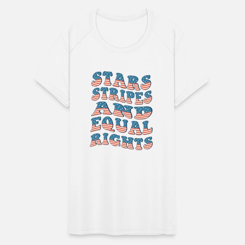 Stars Stripes And Equal Rights groovy 4th Of July