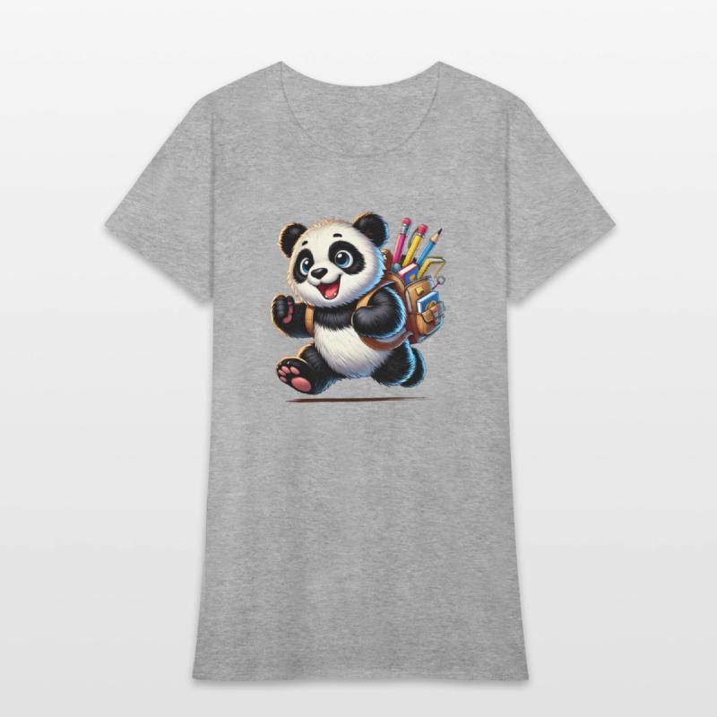 Start of school with a panda: Panda for school