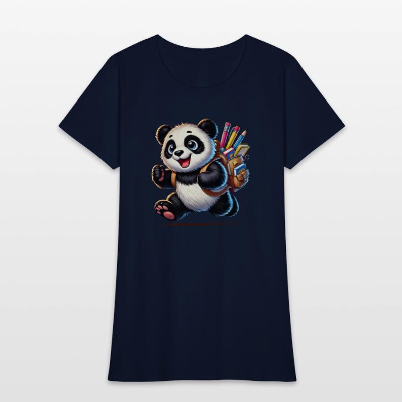 Start of school with a panda: Panda for school