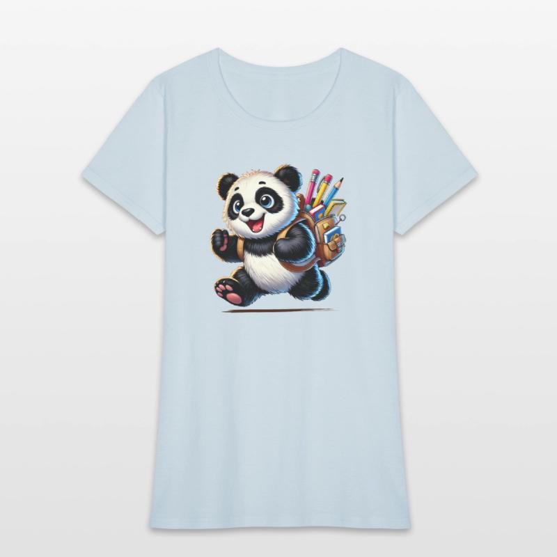 Start of school with a panda: Panda for school
