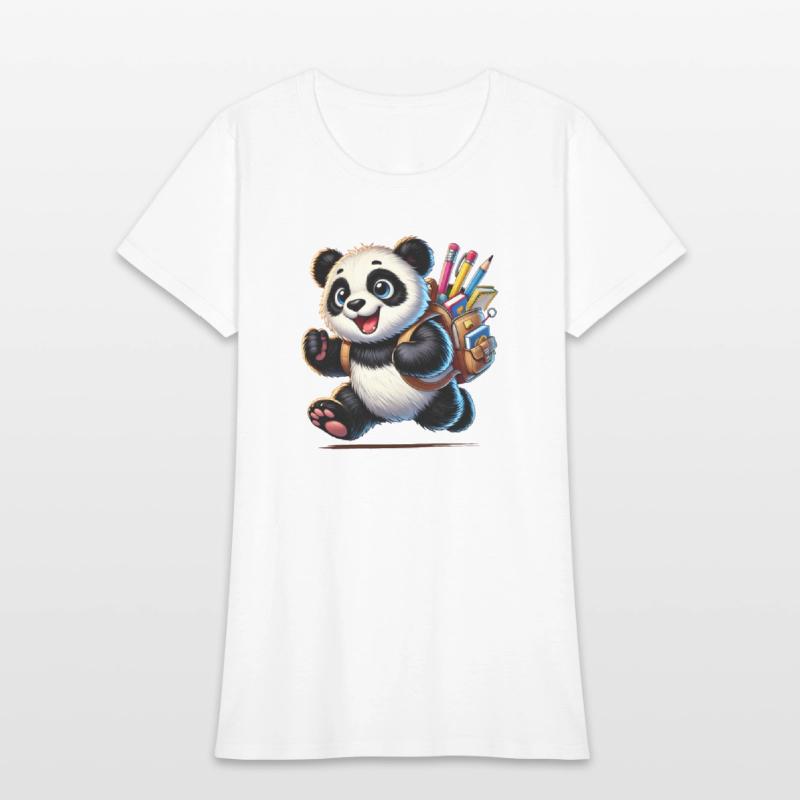 Start of school with a panda: Panda for school